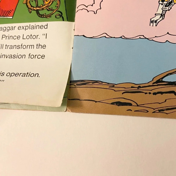 Vtg 1985 Voltron The  Attack of the Sand Monster Read Along Book Only No Tape - Picture 13 of 16